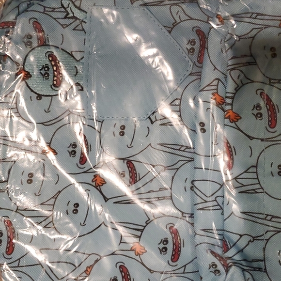Concept One Rick & Morty Backpack~ Mr. Meeseeks Book Bag~ Blue Adult Swim - Picture 3 of 6